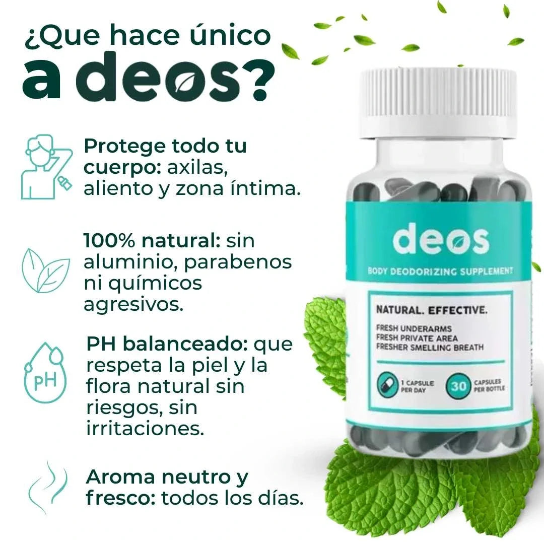 DESODORANTE CORPORAL INTERNO 100% NATURAL