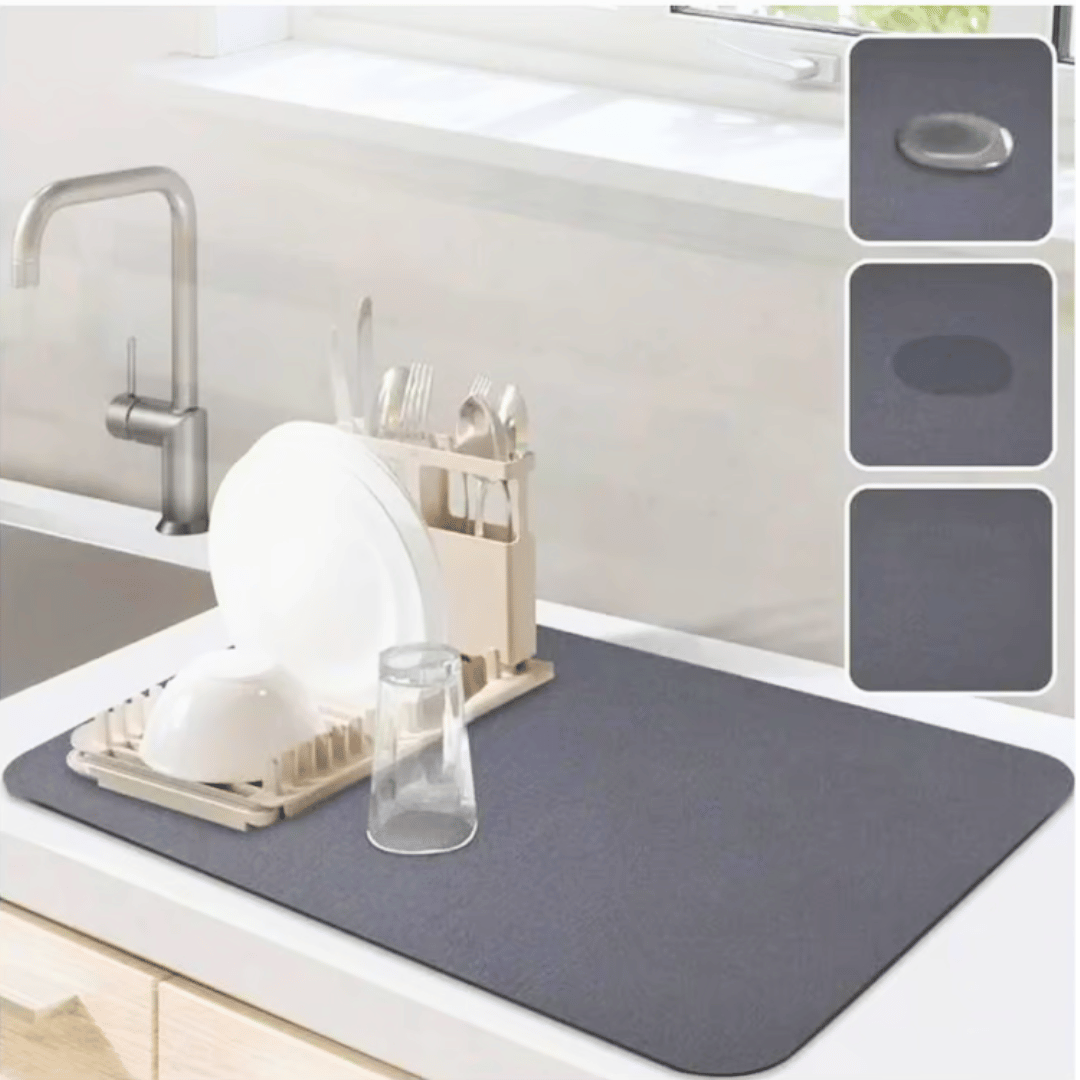 ALFOMBRA ANTIDESLIZANTE ULTRA ABSORBENTE GRIS