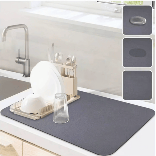 ALFOMBRA ANTIDESLIZANTE ULTRA ABSORBENTE GRIS