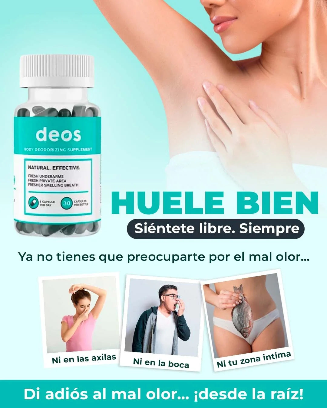 DESODORANTE CORPORAL INTERNO 100% NATURAL