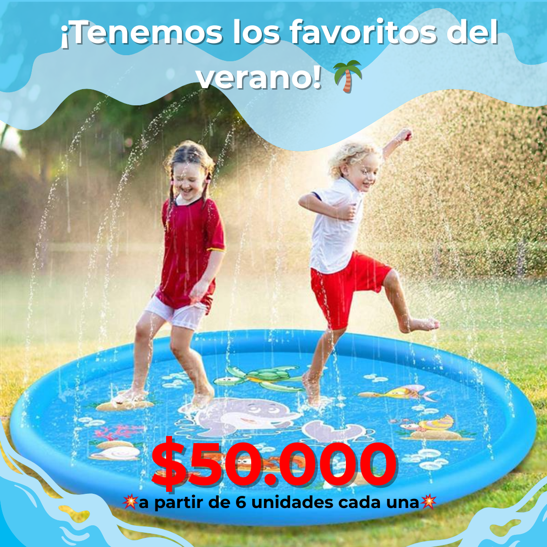 Cojín - Piscina lanza chorros de agua