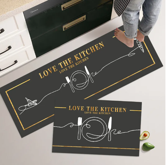 JUEGO DE ALFOMBRAS PARA COCINA ( 1 GRANDE - 1 PEQUEÑA)