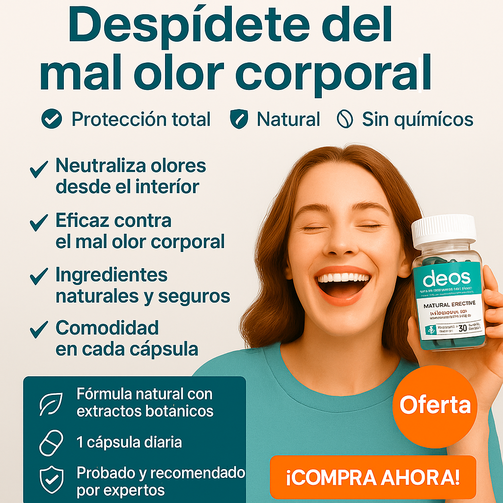 DESODORANTE CORPORAL INTERNO 100% NATURAL