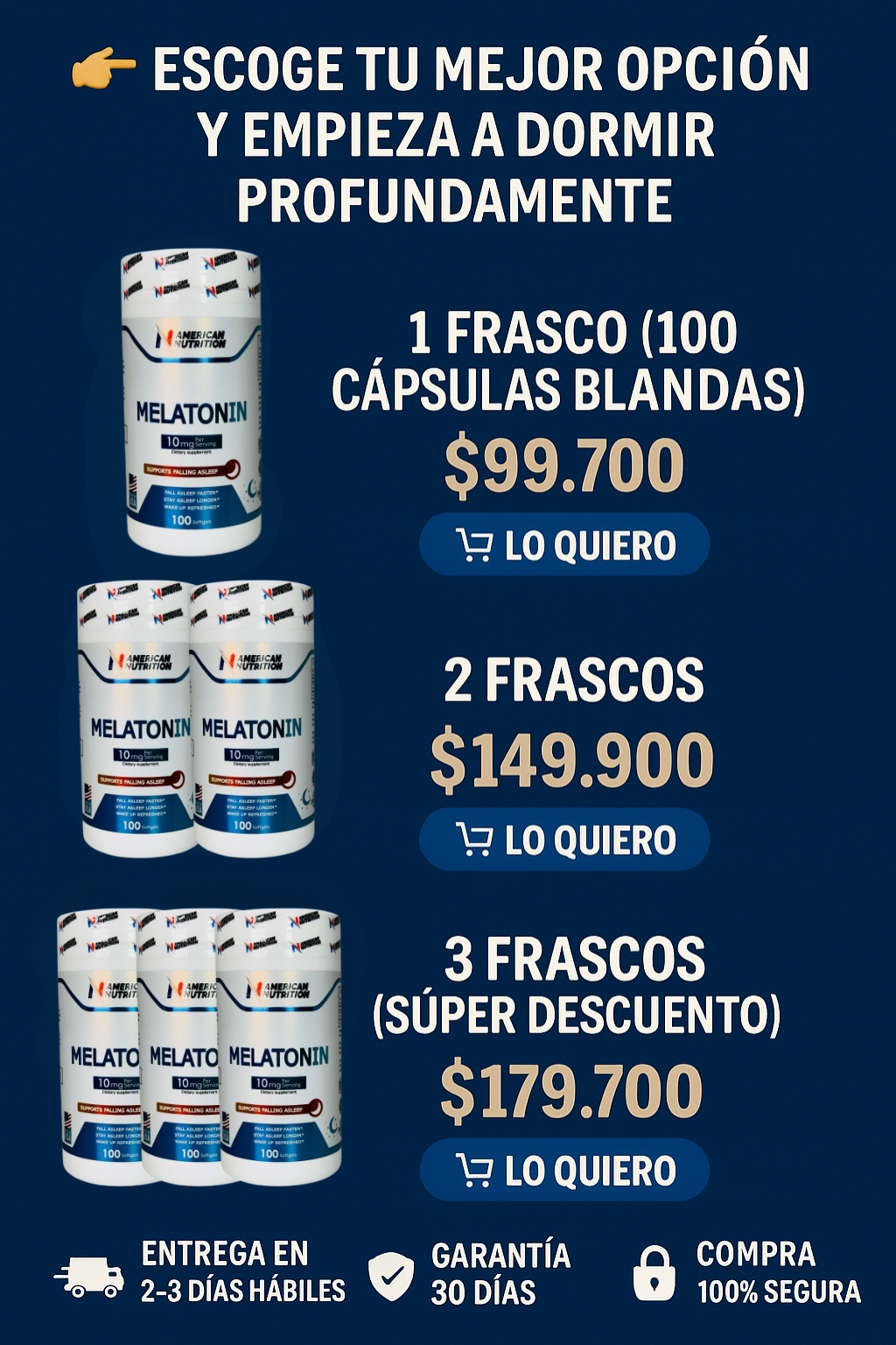 Melatonin 🌙 sueño placentero