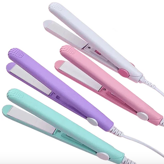 MINI PLANCHA PORTATIL MULTICOLOR (te llegara cualquier color de la foto)