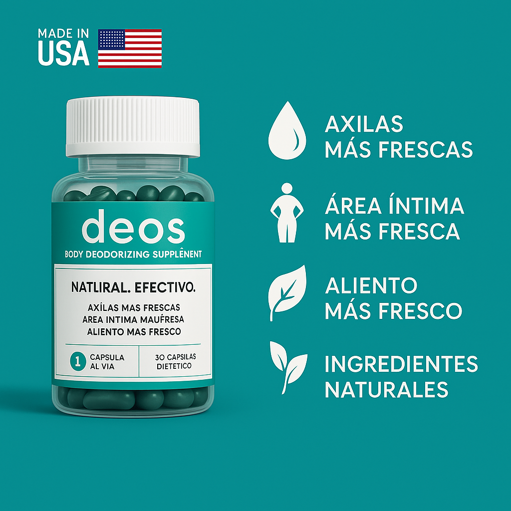 DESODORANTE CORPORAL INTERNO 100% NATURAL