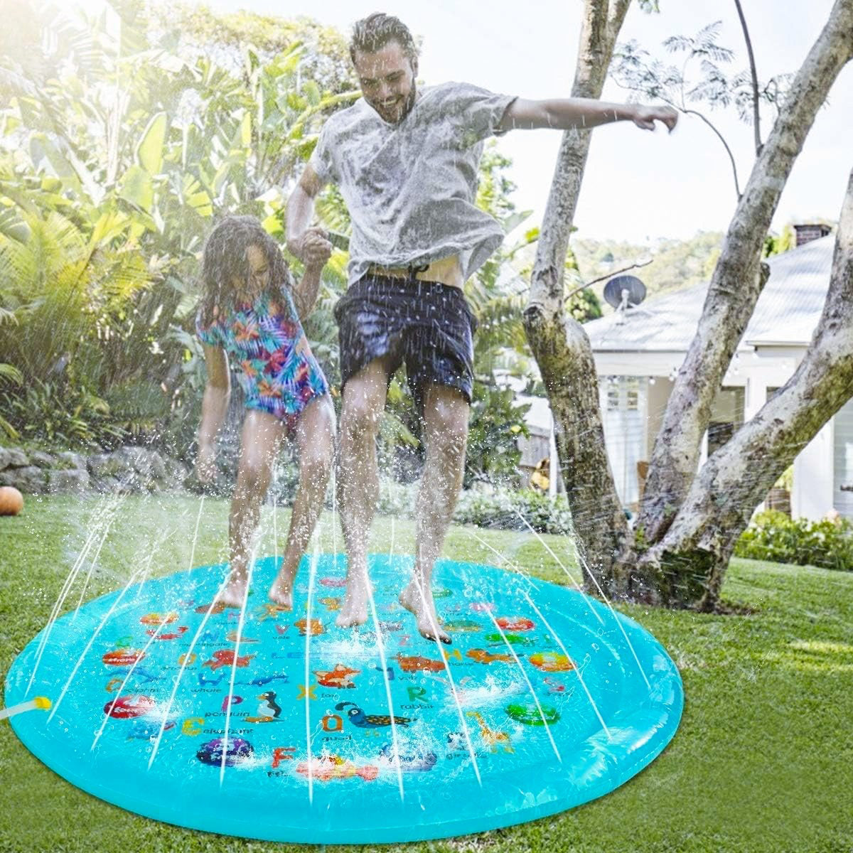Cojín - Piscina lanza chorros de agua