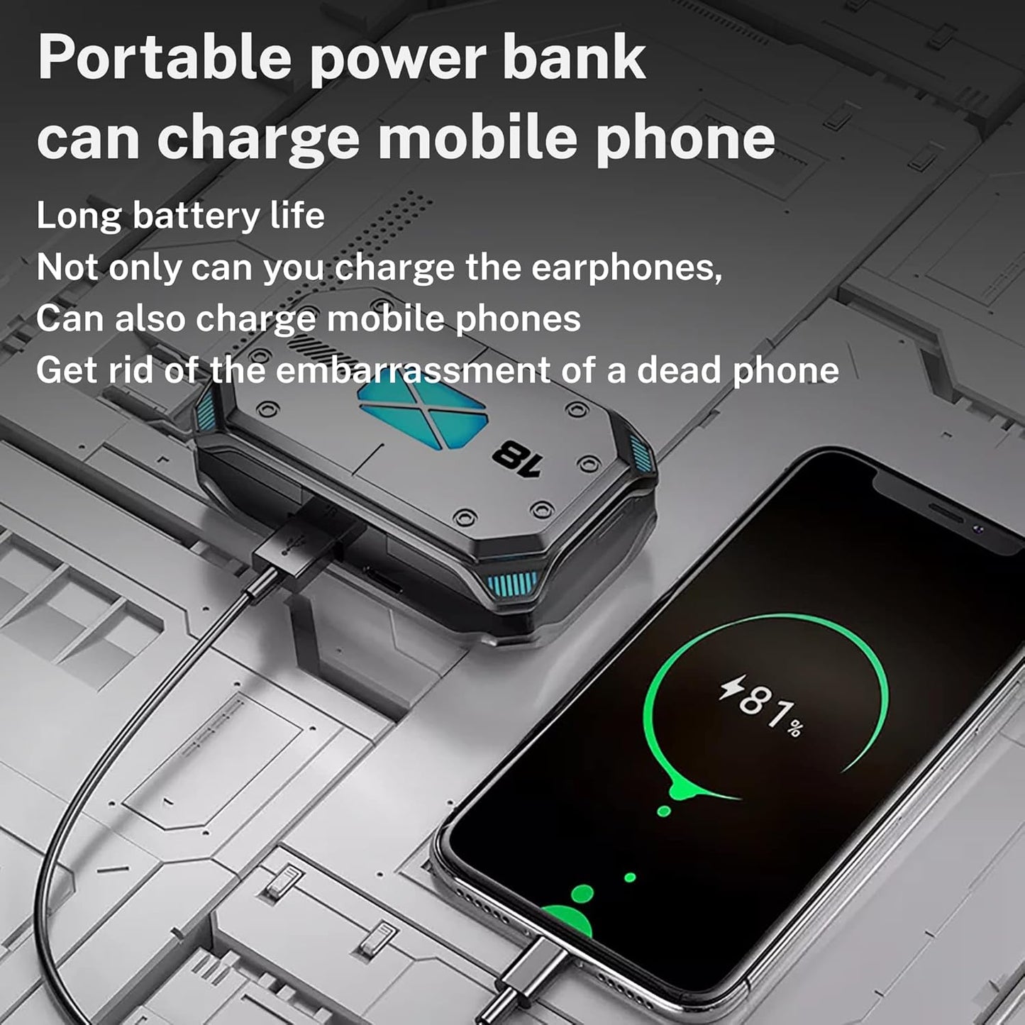 Auriculares Inalámbricos Futuristas