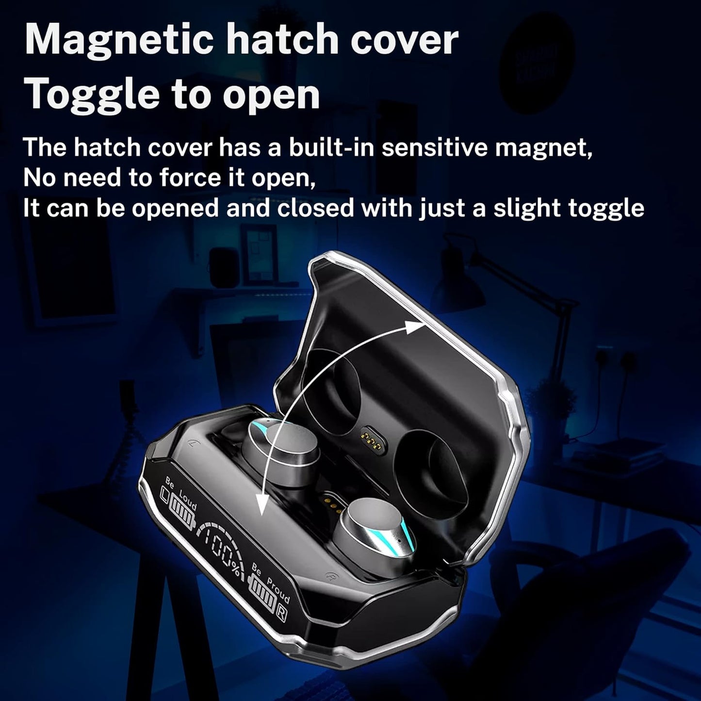 Auriculares Inalámbricos Futuristas