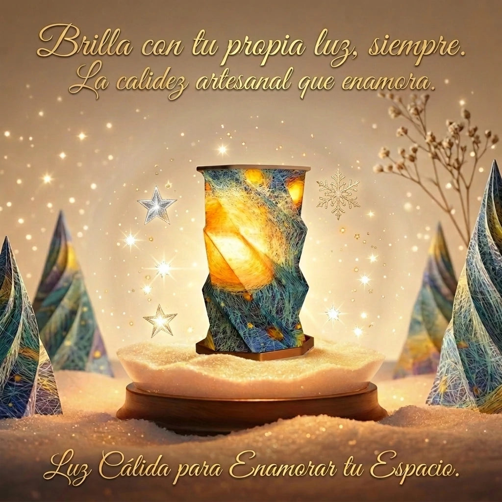 ⭐LAMPARA ORIGAMI  PLEGABLE⭐